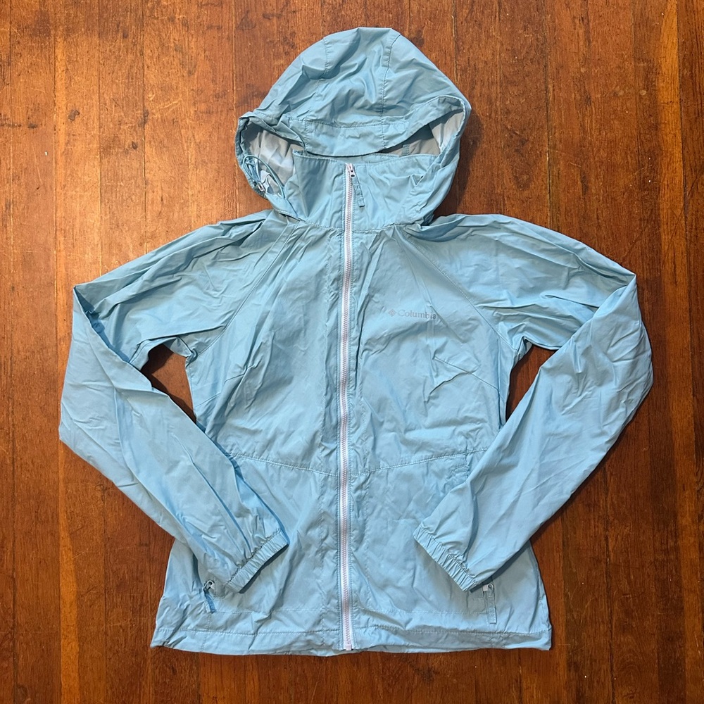 Columbia Blue Windbreaker/Outer Shell - Size XS Women’s